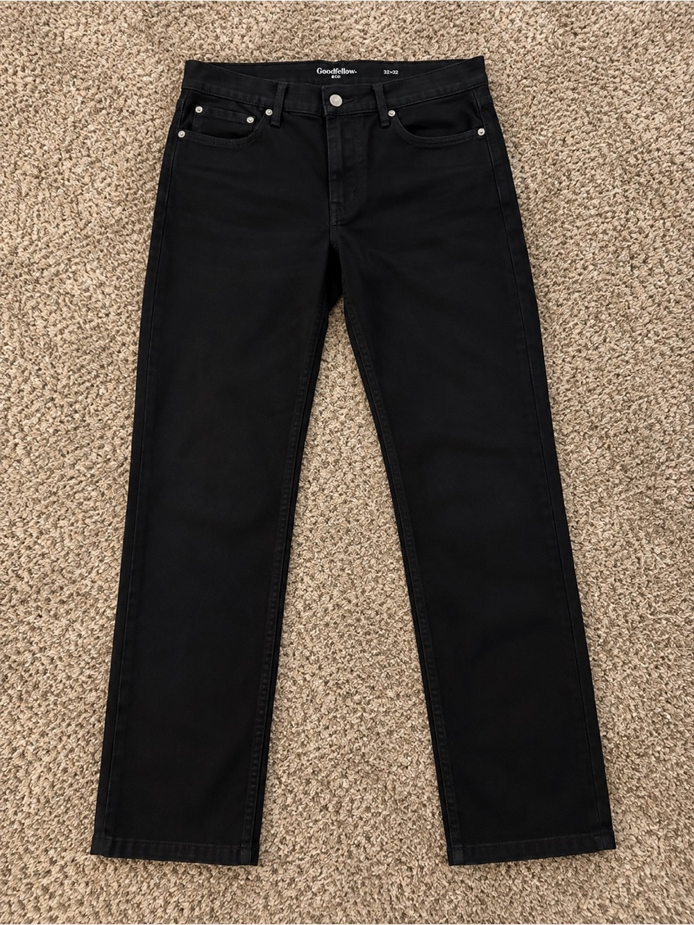 Goodfellow & Co Black Straight Leg Jeans